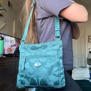 Teal Crossbody Bag